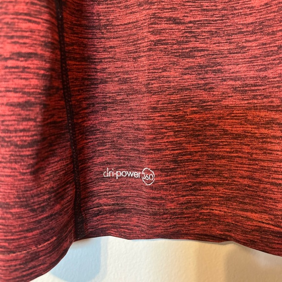 Russell Athletic Men's Red Heathered Tee‎ Dri-power 360 - Picture 2 of 9